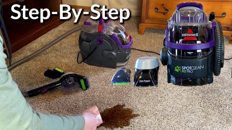 How To Use A Bissell Spot Cleaner