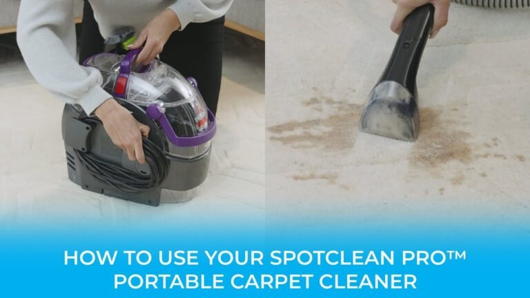 How To Use Bissell Spot Clean