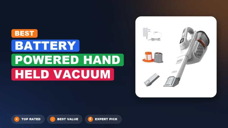 3 Best Battery Powered Hand Held Vacuum 2026 – Expert Reviewed & Ranked