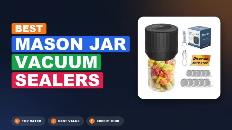 7 Best Mason Jar Vacuum Sealers 2026 – Tested, Rated & Ranked