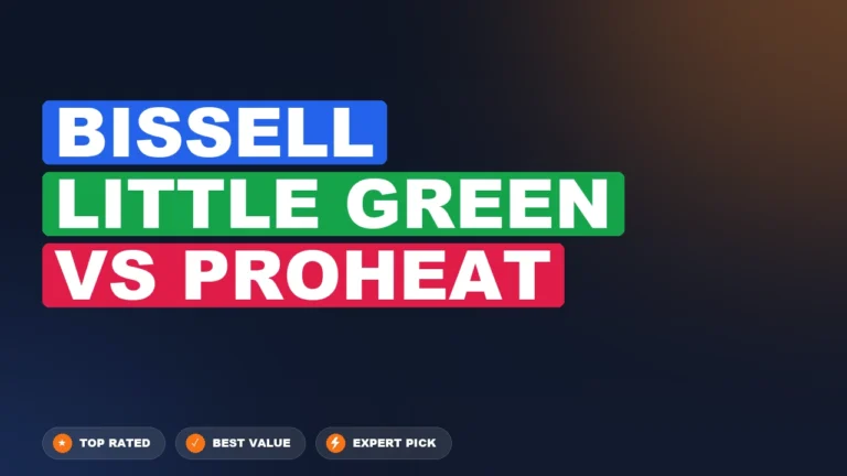 Bissell Little Green vs Bissell Little Green Proheat side-by-side comparison
