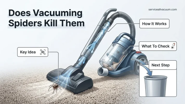 Does Vacuuming Spiders Kill Them? Real Guide for 2026