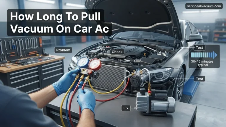 How Long to Pull Vacuum on Car AC System Proven Guide 2026
