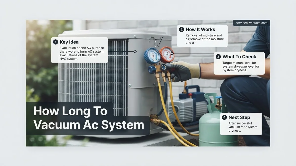 How Long To Vacuum Ac System How Long To Vacuum Ac System expert guide showing the main topic and key context