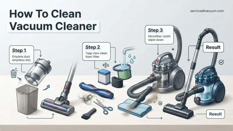 How to Clean Vacuum Cleaner in 2026 Step-by-Step Guide