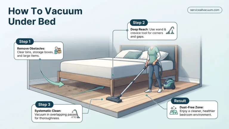 How to Vacuum Under Bed Step-by-Step Guide for 2026