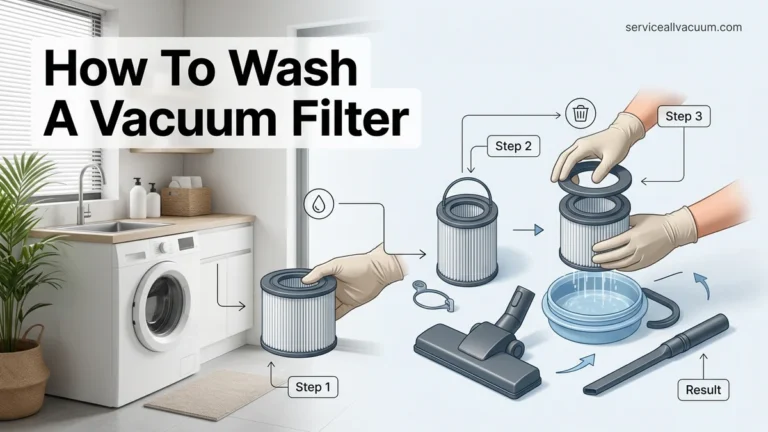 How to Wash a Vacuum Filter Step-by-Step Guide 2026
