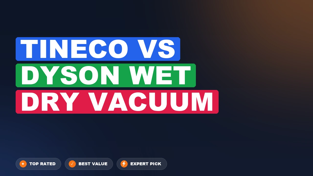 Tineco Floor One vs Dyson Submarine side-by-side comparison