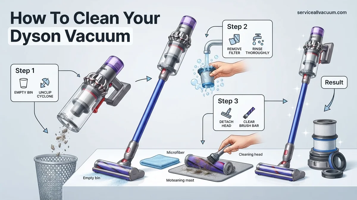 How To Clean Your Dyson Vacuum How To Clean Your Dyson Vacuum expert guide showing the main topic and key context