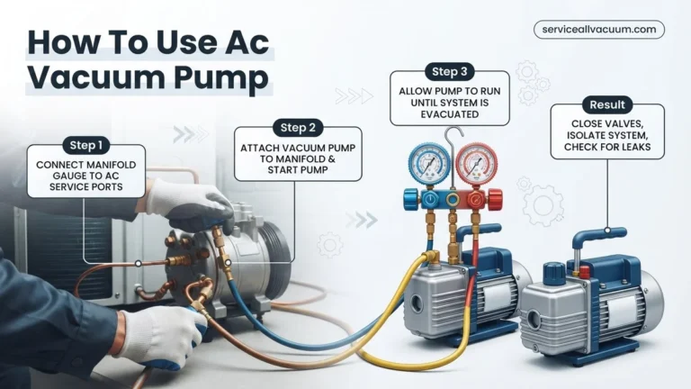 How to Use AC Vacuum Pump Real Step-by-Step Guide 2027