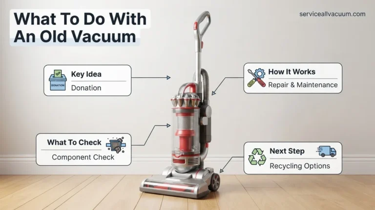What to Do with an Old Vacuum Your Expert Guide 2027