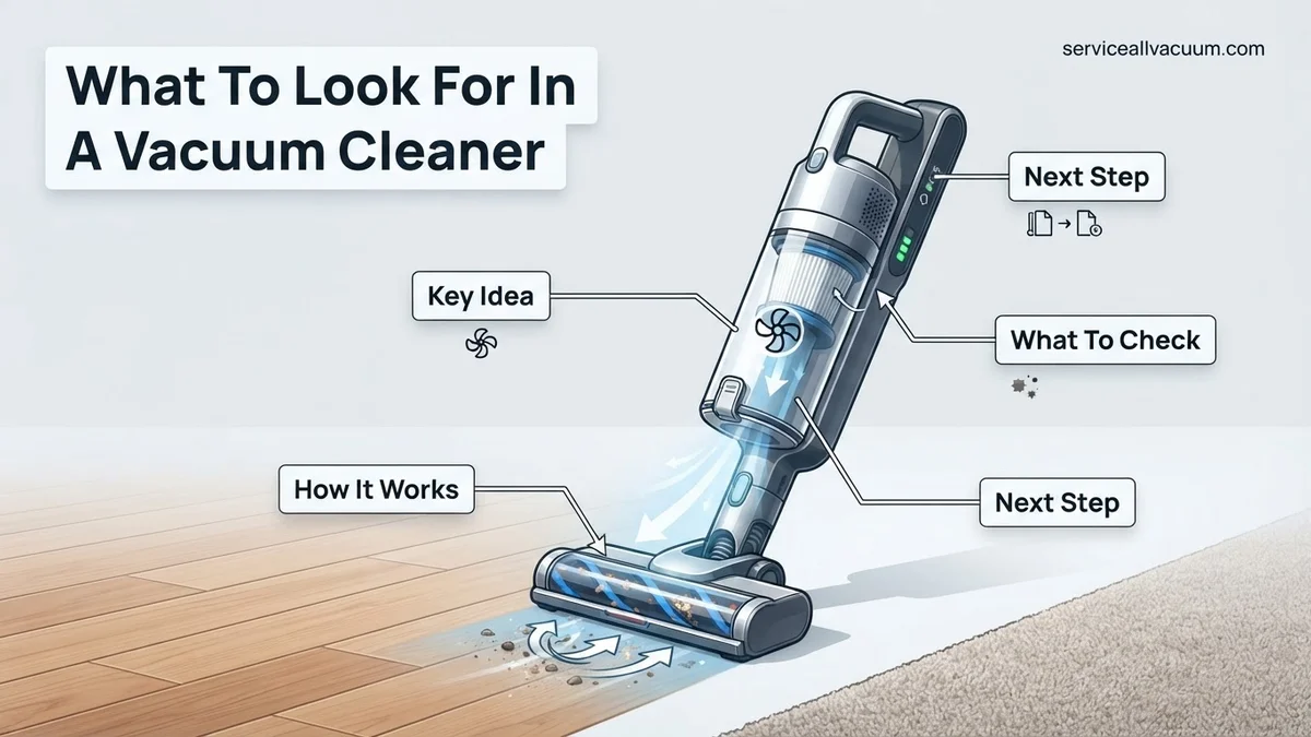 What To Look For In A Vacuum Cleaner What To Look For In A Vacuum Cleaner expert guide showing the main topic and key context
