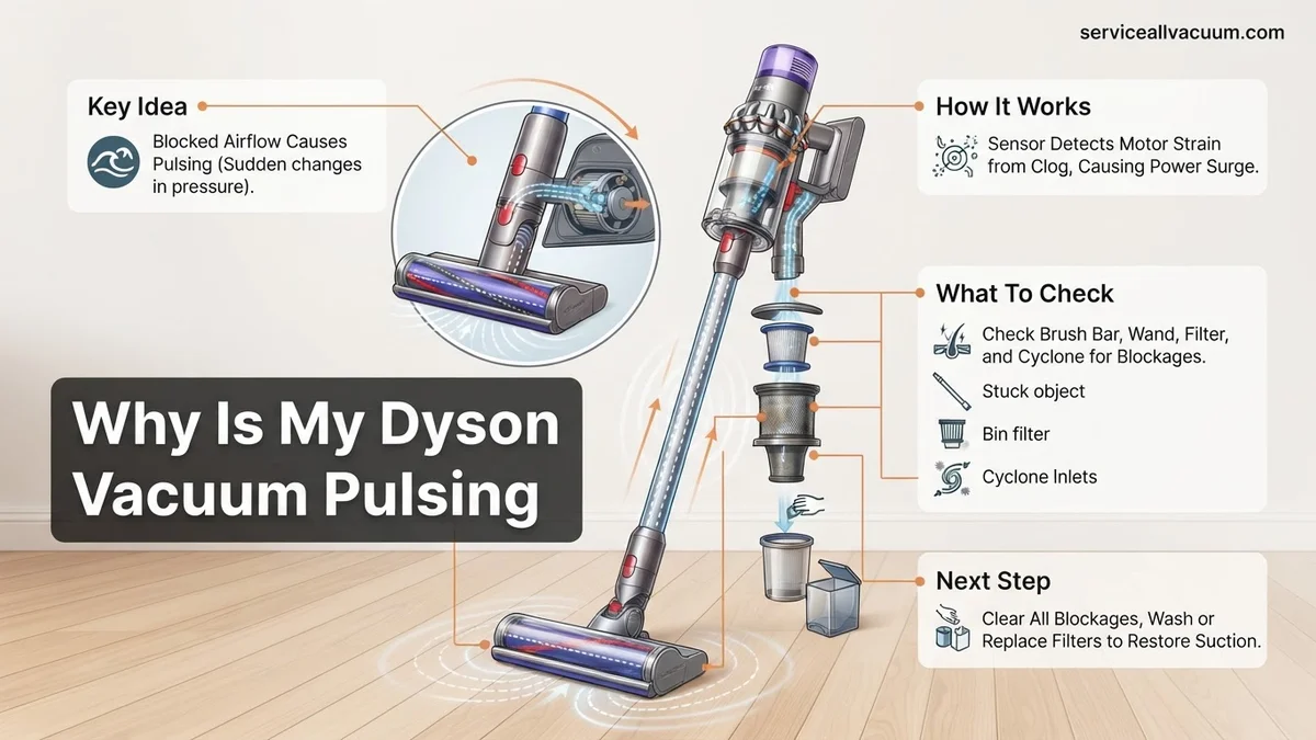 Why Is My Dyson Vacuum Pulsing Why Is My Dyson Vacuum Pulsing expert guide showing the main topic and key context