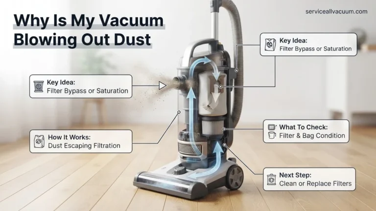 Why Is My Vacuum Blowing Out Dust? Step-by-Step Fix 2027